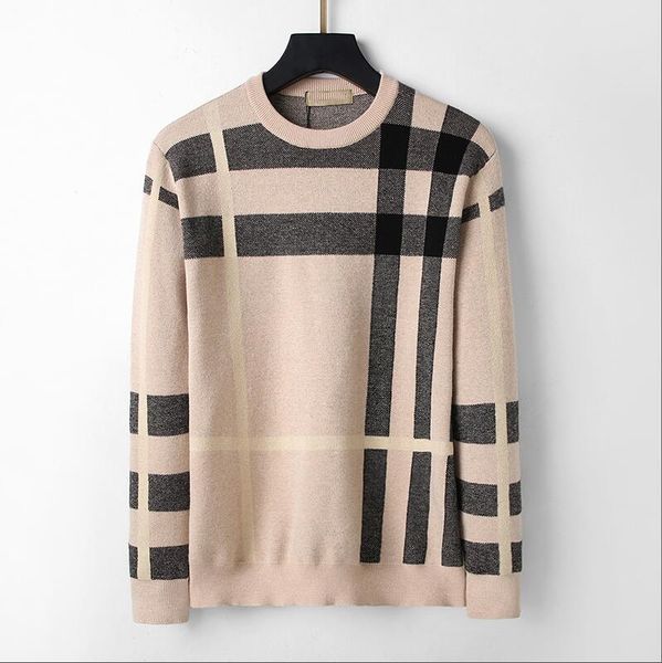 2023 winter men's brand sweater knitted wool warm slim pullover sweater business casual crew neck long sleeve premium cashmere sweater, White;black
2023 winter men's brand sweater knitted wool warm slim pullover sweater business casual crew neck long sleeve premium cashmere sweater, White;black