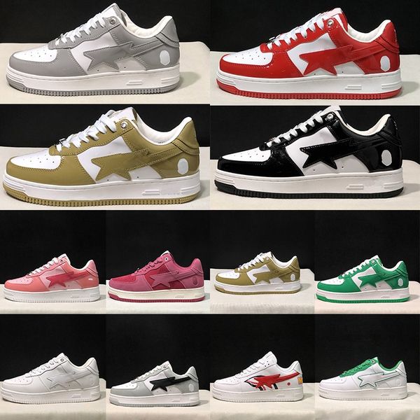 2024 Luxury Designer Star Shoes For Men Women Fashion Patent Leather Grey Sneakers Black White Camo Orange Green Pink Flats Heels Plate-forme Sneakers, 14
2024 Luxury Designer Star Shoes For Men Women Fashion Patent Leather Grey Sneakers Black White Camo Orange Green Pink Flats Heels Plate-forme Sneakers, 14