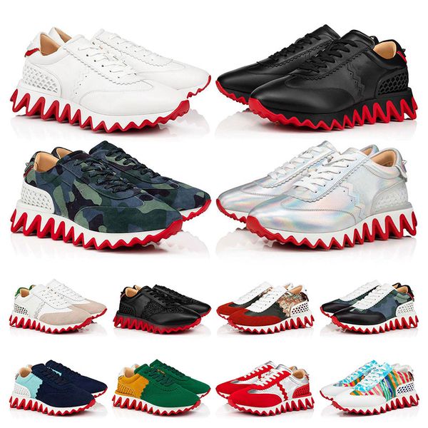 men women casual shoes luxury designers loubishark sneakers genuine leather rivet white outdoor sharks mens sports fashion trainers big size, Black
men women casual shoes luxury designers loubishark sneakers genuine leather rivet white outdoor sharks mens sports fashion trainers big size, Black