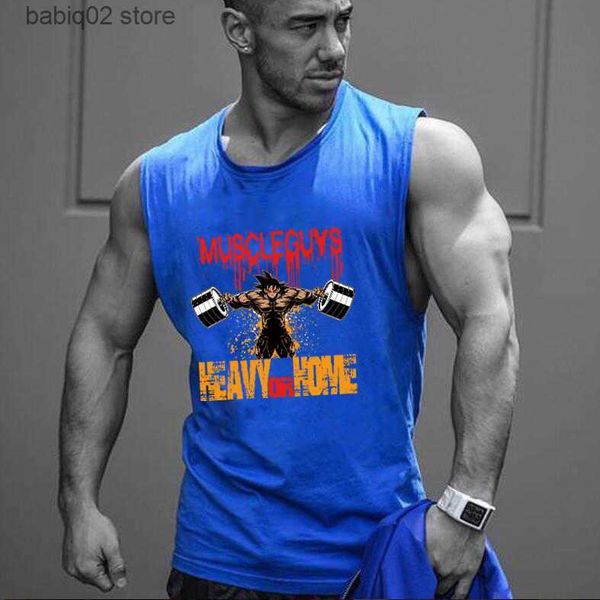 men' tank new fashion cotton sleeveless shirts bodybuilding tank men fitness shirt mens singlet carton print gym vest fitness men t23, White;black
men' tank new fashion cotton sleeveless shirts bodybuilding tank men fitness shirt mens singlet carton print gym vest fitness men t23, White;black