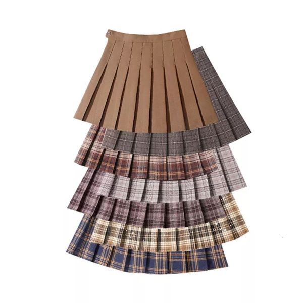 skirts vintage women pleated skirts high waist a-line female plaid skirt brown gothic woman mini skirt preppy style ladies short skirts 2304, Black
skirts vintage women pleated skirts high waist a-line female plaid skirt brown gothic woman mini skirt preppy style ladies short skirts 2304, Black
