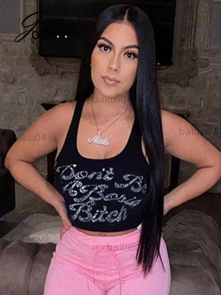 women's tanks camis joskaa sequined letter print sleeveless crop summer women fashion streetwear tank y2k tees 2021 t230417, White
women's tanks camis joskaa sequined letter print sleeveless crop summer women fashion streetwear tank y2k tees 2021 t230417, White