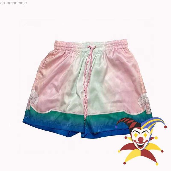 2022ss pink casablanca silk shorts men women 1 1 tie-dye gradient print drawstring shorts breeches 0417, White;black
2022ss pink casablanca silk shorts men women 1 1 tie-dye gradient print drawstring shorts breeches 0417, White;black