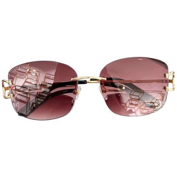 car designer rimless sunglasses high-definition 9 gradient color party lenses for men and women fashion cat's eye frames cool high-end, White;black
car designer rimless sunglasses high-definition 9 gradient color party lenses for men and women fashion cat's eye frames cool high-end, White;black