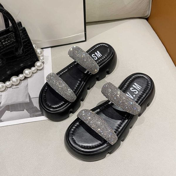 slippers crystal platform flats fashion slippers 2022 summer new sport sandals luxury heels shoes party brand women shoes ladies slides j230, Black
slippers crystal platform flats fashion slippers 2022 summer new sport sandals luxury heels shoes party brand women shoes ladies slides j230, Black