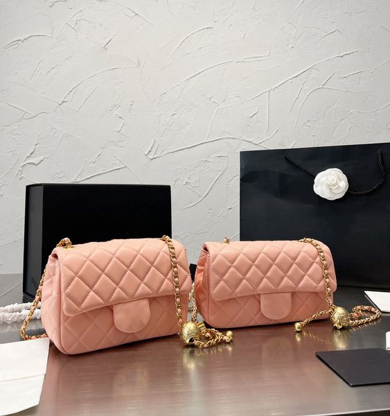 classic women's shoulder bag luxury designer handbag metal chain gold ball accessories crossbody bag fashion trend match
classic women's shoulder bag luxury designer handbag metal chain gold ball accessories crossbody bag fashion trend match