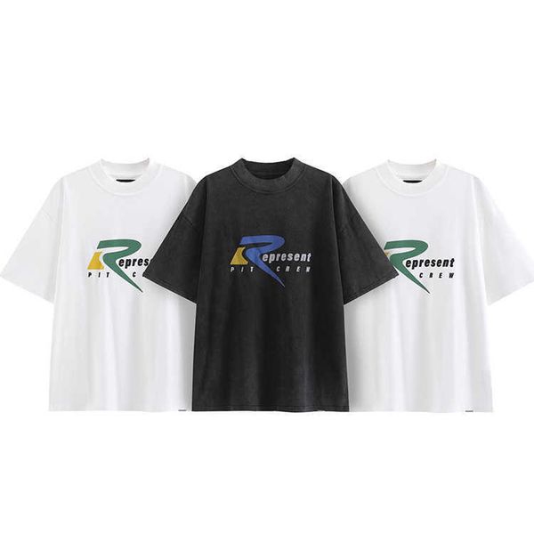 2023 fashion men's and women's t shirts uk high street brand representative large r letter print short sleeve versatile loose coup, White
2023 fashion men's and women's t shirts uk high street brand representative large r letter print short sleeve versatile loose coup, White