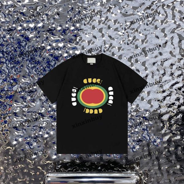 xinxinbuy men designer tee t shirt 23ss paris chest red stripe letter print short sleeve cotton women black white blue gray xs-2xl, Black;brown
xinxinbuy men designer tee t shirt 23ss paris chest red stripe letter print short sleeve cotton women black white blue gray xs-2xl, Black;brown