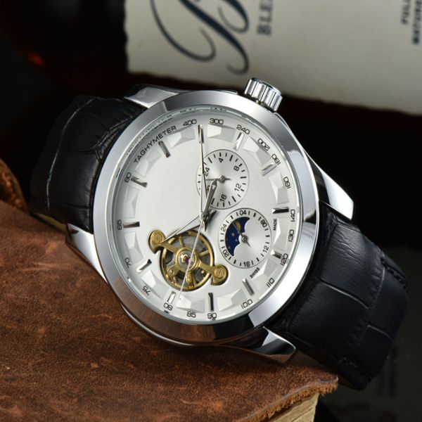 mens watch designer luxury automatic mechanical movement watches stainless steel dial leather strap waterproof sapphire orologio, Slivery;brown
mens watch designer luxury automatic mechanical movement watches stainless steel dial leather strap waterproof sapphire orologio, Slivery;brown