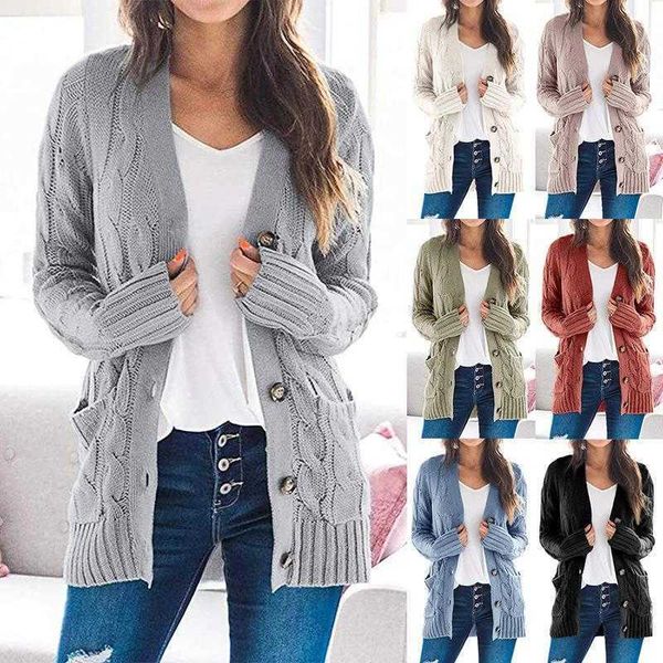 autumn and winter cardigan sweater womens v neck single breasted long sleeved, White;black
autumn and winter cardigan sweater womens v neck single breasted long sleeved, White;black