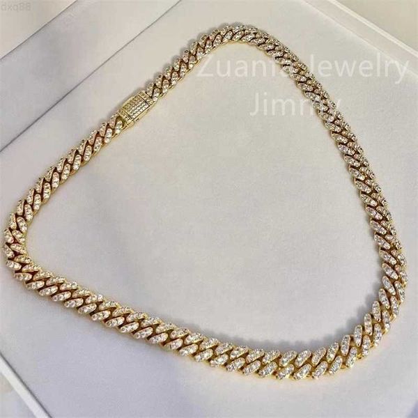 8mm one row mirco pave vvs1 moissanite bling diamond clarity miami cuban link chain chocker, Silver
8mm one row mirco pave vvs1 moissanite bling diamond clarity miami cuban link chain chocker, Silver