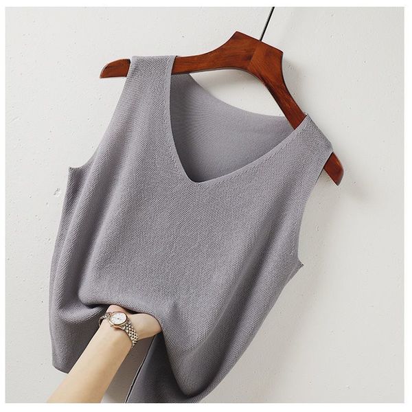 women's tanks camis ice silk camisole women summer intside vneck thin sleeveless bottoming vest casual loose knitwear solid slit tank, White
women's tanks camis ice silk camisole women summer intside vneck thin sleeveless bottoming vest casual loose knitwear solid slit tank, White