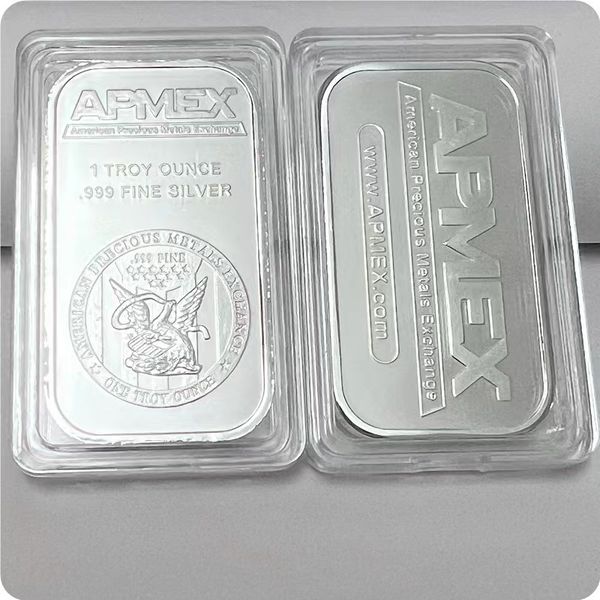 1 oz apmex silver bar bullion silver-plated replica without magnetic crafts collectible gifts
1 oz apmex silver bar bullion silver-plated replica without magnetic crafts collectible gifts