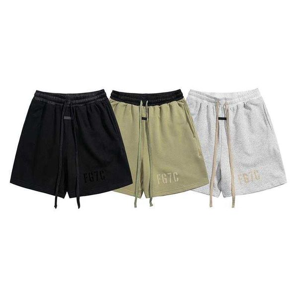 ess designer short fashion casual clothing fears of god fog season 7 high street fg7c flocking printed men's women's capris shorts, White;black
ess designer short fashion casual clothing fears of god fog season 7 high street fg7c flocking printed men's women's capris shorts, White;black