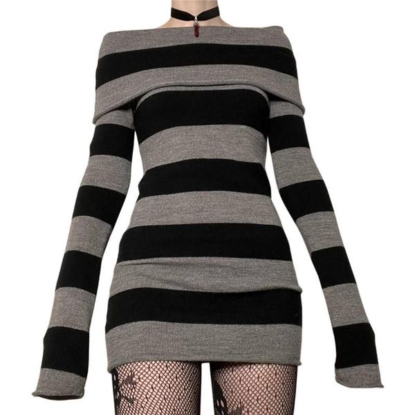 dresses xingqing goth dresses punk gothic witchy dark academia women off shoulder knitted dress y2k fairy grunge dresses halloween wear, Black;gray
dresses xingqing goth dresses punk gothic witchy dark academia women off shoulder knitted dress y2k fairy grunge dresses halloween wear, Black;gray