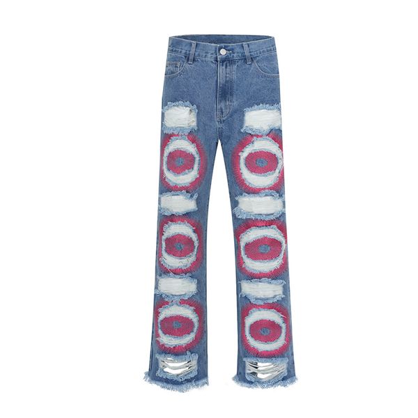 pants streetwear jeans for men hole washed fashion denim trousers, Black;brown
pants streetwear jeans for men hole washed fashion denim trousers, Black;brown