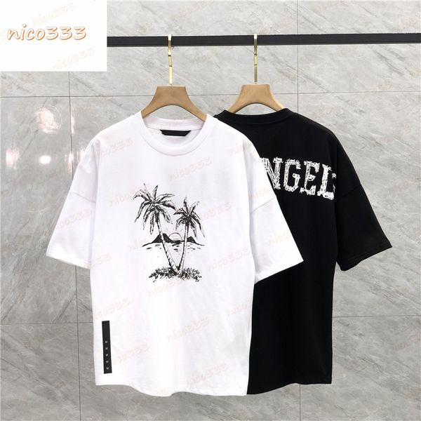 23ss new t shirt coconut beach letters cotton loose round neck versatile men women with the same short sleeve, White;black
23ss new t shirt coconut beach letters cotton loose round neck versatile men women with the same short sleeve, White;black