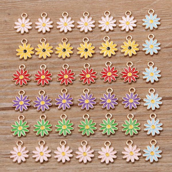 20pcs 7color 10x13mm alloy metal drop oil colorblock daisies charm flower plant pendant for diy bracelet necklace jewelry making fashion jew, Silver
20pcs 7color 10x13mm alloy metal drop oil colorblock daisies charm flower plant pendant for diy bracelet necklace jewelry making fashion jew, Silver