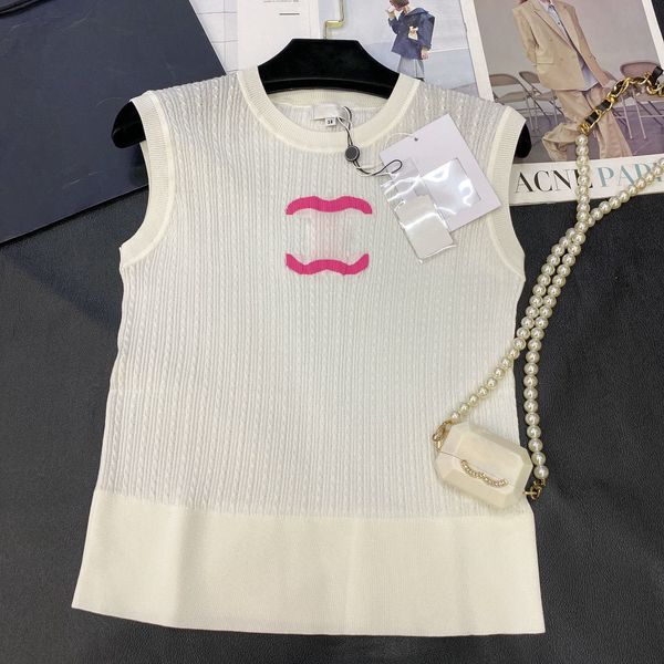 womens designers knits vest sweaters t shirts paris fashion designer jacquard letter sleeveless yoga vest style ladies pullover, White
womens designers knits vest sweaters t shirts paris fashion designer jacquard letter sleeveless yoga vest style ladies pullover, White