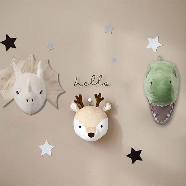 wall decor ins nordic animal head dinosaur wall decor elephant deer hanging mount stuffed animal plush toy princess doll nursery room 230417
wall decor ins nordic animal head dinosaur wall decor elephant deer hanging mount stuffed animal plush toy princess doll nursery room 230417