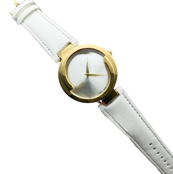 women's watch leather strap quartz watch luxury designer watch 37mm women's classic disc watch, Slivery;golden
women's watch leather strap quartz watch luxury designer watch 37mm women's classic disc watch, Slivery;golden