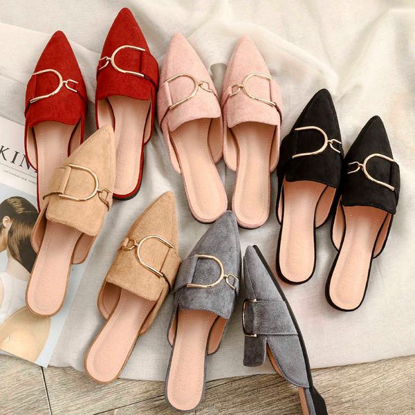 slippers comemore 2022 new spring summer ladies designer shoes woman mules slippers sandals pointed flat women flip flops slipper female j23, Black
slippers comemore 2022 new spring summer ladies designer shoes woman mules slippers sandals pointed flat women flip flops slipper female j23, Black