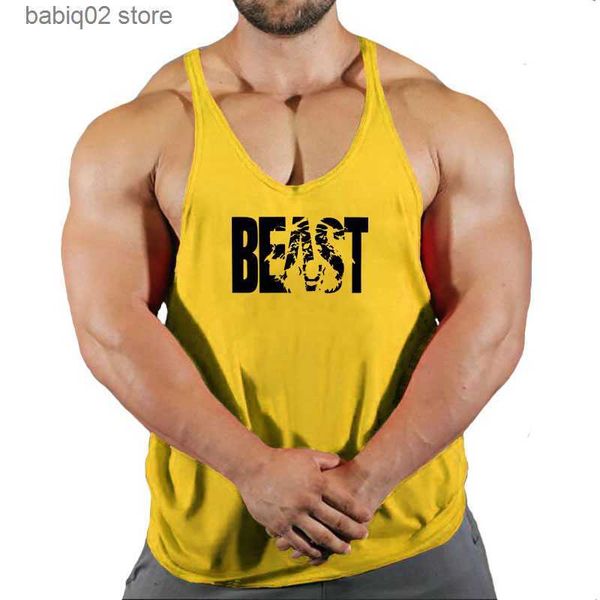 men' tank gym tank men fitness clothing beast bodybuilding tank summer stringer clothes for male sleeveless vest muscle shirts t2304, White;black
men' tank gym tank men fitness clothing beast bodybuilding tank summer stringer clothes for male sleeveless vest muscle shirts t2304, White;black