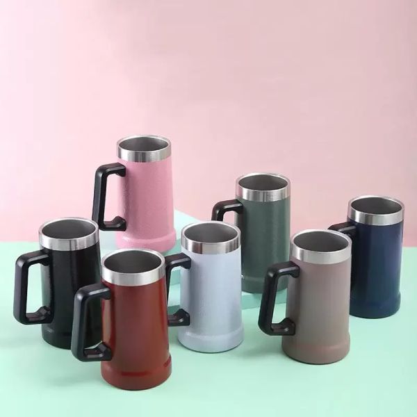 24oz beer tumblers stainless steel vacuum insulated glass coffee cup double wall handle mug wholesale
24oz beer tumblers stainless steel vacuum insulated glass coffee cup double wall handle mug wholesale