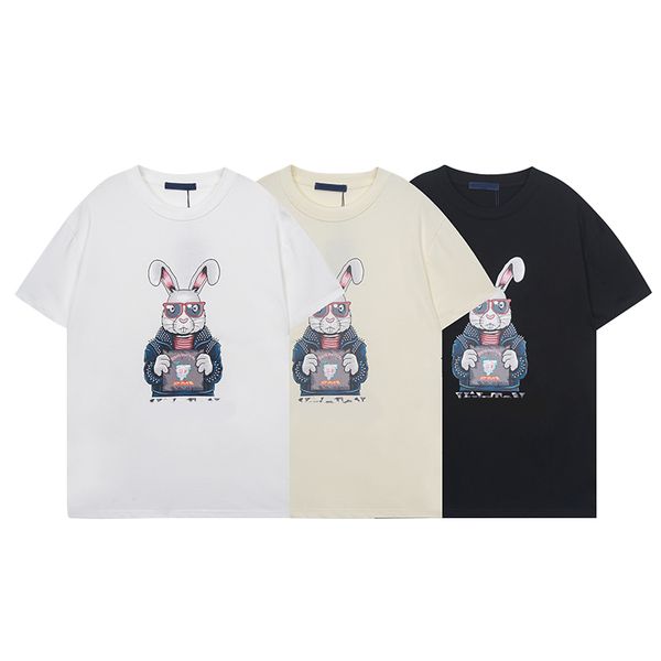 men's new t-shirt designer tees short sleeve fashion casual luxury clothes pure cotton sweat-absorbing breathable letter printing coupl, White;black
men's new t-shirt designer tees short sleeve fashion casual luxury clothes pure cotton sweat-absorbing breathable letter printing coupl, White;black