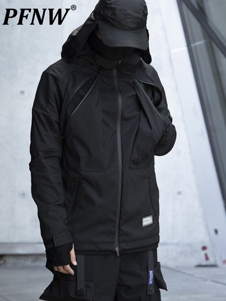 men's jackets pfnw functional darkwear hoodie jackets mult pockets solid color straight water repellent autumn winter chic coats 12a533, Black;brown
men's jackets pfnw functional darkwear hoodie jackets mult pockets solid color straight water repellent autumn winter chic coats 12a533, Black;brown