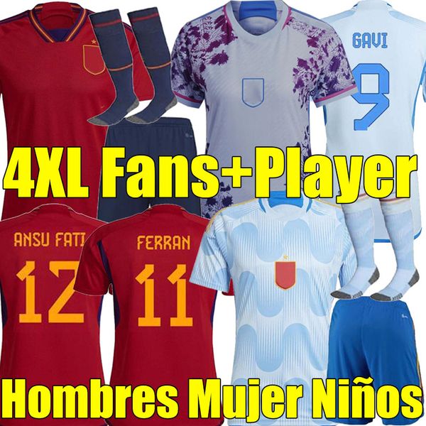 4xl 2023 spain pedri soccer jerseys espana ansu fati asensio morata ferran koke gavi c.soler 2023 world cup football shirts 22/23 men women, Black;yellow
4xl 2023 spain pedri soccer jerseys espana ansu fati asensio morata ferran koke gavi c.soler 2023 world cup football shirts 22/23 men women, Black;yellow