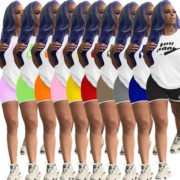 2023 brand women tracksuits summer plus size s-3xl 2 piece set short sleeve t-shirt shorts fashion sports suit crew neck outfits pullover jo, Gray
2023 brand women tracksuits summer plus size s-3xl 2 piece set short sleeve t-shirt shorts fashion sports suit crew neck outfits pullover jo, Gray