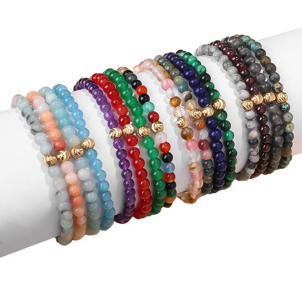 beaded stone bracelets handmade reiki 4mmthin small mini natural stone round bead bracelet gemstone energy crystal bracelet men women fashio, Black
beaded stone bracelets handmade reiki 4mmthin small mini natural stone round bead bracelet gemstone energy crystal bracelet men women fashio, Black