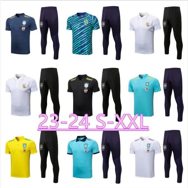 2023 brasil training soccer tracksuits survetement richarlison neres coutinho l.paqueta pele firmino short sleeve brazils men polo suit foot, Black
2023 brasil training soccer tracksuits survetement richarlison neres coutinho l.paqueta pele firmino short sleeve brazils men polo suit foot, Black