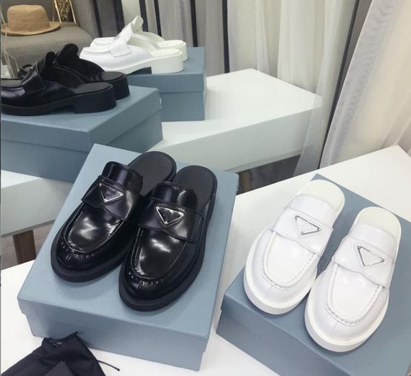 designer triangle women's moulle slippers and shoes thick soles leather ladies black white small half slippers shoe casual holiday wome
designer triangle women's moulle slippers and shoes thick soles leather ladies black white small half slippers shoe casual holiday wome