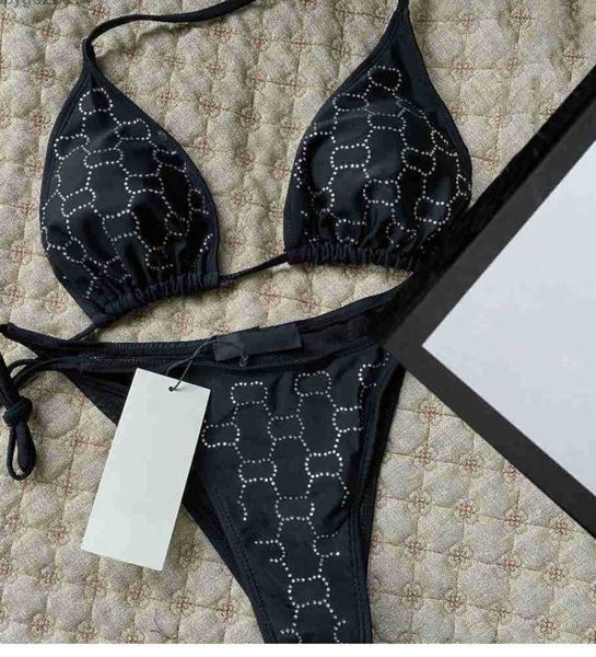 women's swimwear designer bikinis woman two-piece bikini with letter swimsuits crystal summer swimwear beach luxury bathing suits three, White;black
women's swimwear designer bikinis woman two-piece bikini with letter swimsuits crystal summer swimwear beach luxury bathing suits three, White;black