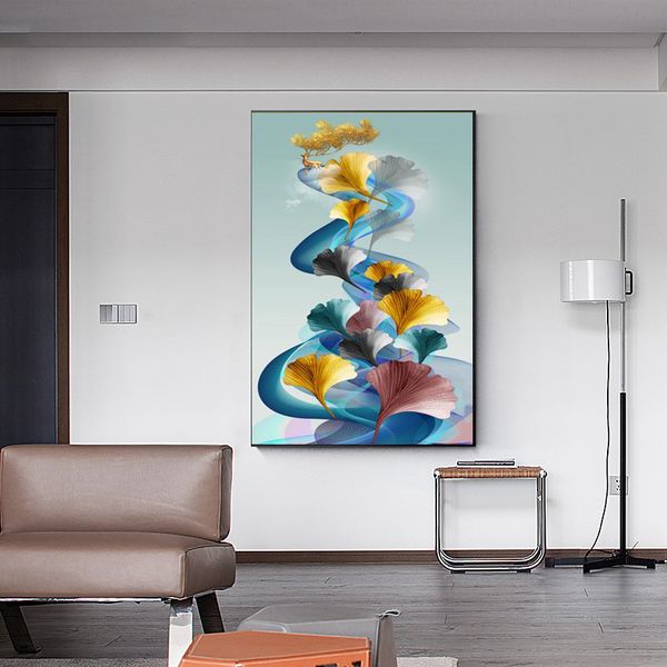 goud en blauw ginkgo bladeren olieverfschilderij print nordic poster wall art pictures voor woonkamer home decor geen frame
goud en blauw ginkgo bladeren olieverfschilderij print nordic poster wall art pictures voor woonkamer home decor geen frame
