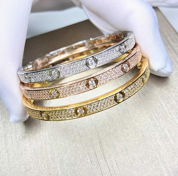 bangle luxury fine brand pure 925 sterling silver jewelry for women easy lock rose yellow gold full diamond love wedding engagement screw br, Black
bangle luxury fine brand pure 925 sterling silver jewelry for women easy lock rose yellow gold full diamond love wedding engagement screw br, Black