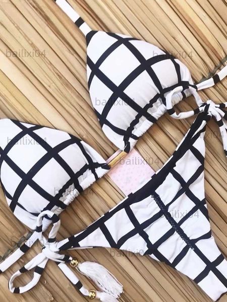 women's swimwear two-piece women brazilian bikini set summer push up swimwear bathing swim suits string halter swimsuit female bandage, White;black
women's swimwear two-piece women brazilian bikini set summer push up swimwear bathing swim suits string halter swimsuit female bandage, White;black