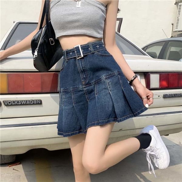 skirts vintage harajuku denim mini skirt with ruffles womens korean fashion all-match high-waist pleated skirt girl y2k streetwear 230417, Black
skirts vintage harajuku denim mini skirt with ruffles womens korean fashion all-match high-waist pleated skirt girl y2k streetwear 230417, Black