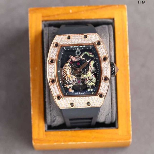 designer watches richads mile watch mens bucket type fully automatic rm51 miller with diamond personality sports colored dragon and tiger la, Slivery;golden
designer watches richads mile watch mens bucket type fully automatic rm51 miller with diamond personality sports colored dragon and tiger la, Slivery;golden