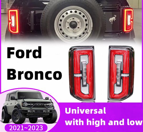 car styling tail lights for ford bronco 2021-2023 led rear led lamp signal tail lamp reverse auto accessories
car styling tail lights for ford bronco 2021-2023 led rear led lamp signal tail lamp reverse auto accessories