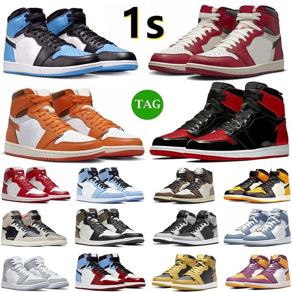jumpman 1 1s men basketball shoes unc toe bred patent lucky green dark mocha lost found starfish true blue silver toe shadow fearless women, Black
jumpman 1 1s men basketball shoes unc toe bred patent lucky green dark mocha lost found starfish true blue silver toe shadow fearless women, Black