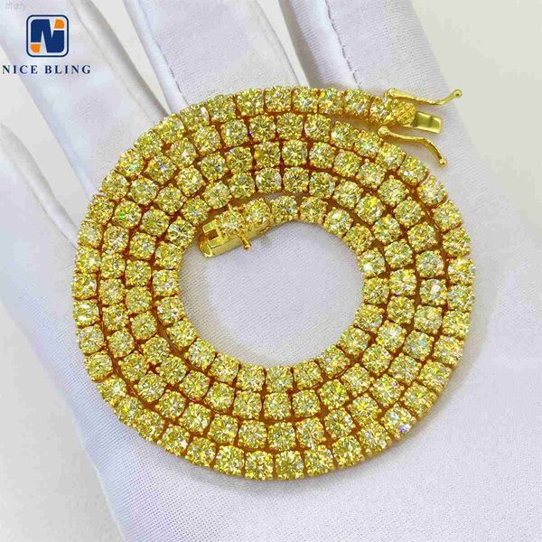 bling hiphop jewelry yellow tennis chain iced out vvs moissanite diamond 4mm colorful tennis fashion jewelry necklaces, Silver
bling hiphop jewelry yellow tennis chain iced out vvs moissanite diamond 4mm colorful tennis fashion jewelry necklaces, Silver
