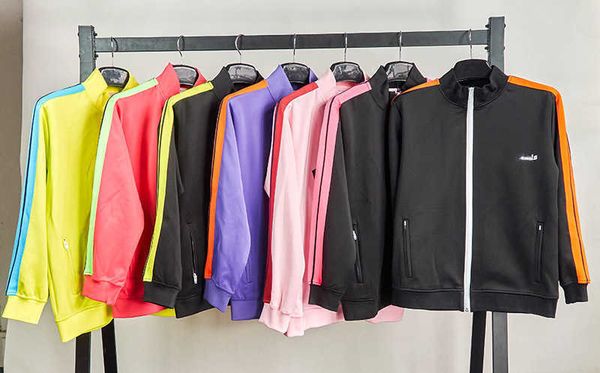 designer models jacket men's spring and autumn new rainbow strips splicing collision color male and female couples paragraph street tid, Black
designer models jacket men's spring and autumn new rainbow strips splicing collision color male and female couples paragraph street tid, Black