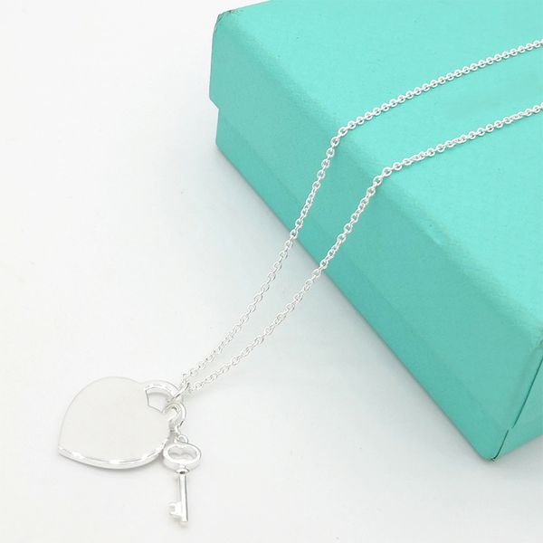 classic style fashion t necklace jewelry heart key pendant love necklaces for women's girlfriend party valentine day wedding gifts blue, Silver
classic style fashion t necklace jewelry heart key pendant love necklaces for women's girlfriend party valentine day wedding gifts blue, Silver