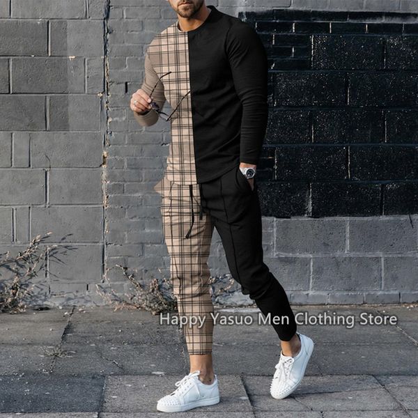 men's tracksuits plaid 3d print set male tracksuit sportwaer jogger outfit suit fashion men clothes long sleeves tshirtpants 2pcs sets, Gray
men's tracksuits plaid 3d print set male tracksuit sportwaer jogger outfit suit fashion men clothes long sleeves tshirtpants 2pcs sets, Gray