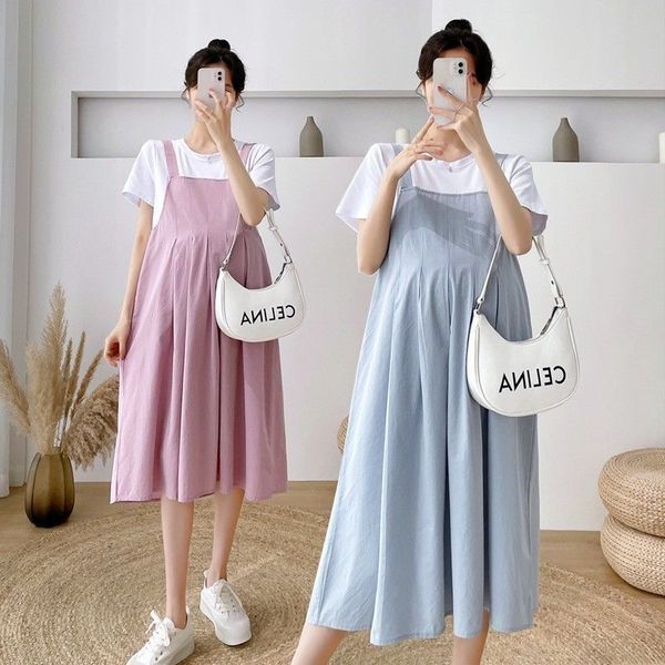 maternity dresses maternity clothing dresses summer fashion pink pregnancy clothes gowns short sleeve fake two-piece pregnant women dress 23, White
maternity dresses maternity clothing dresses summer fashion pink pregnancy clothes gowns short sleeve fake two-piece pregnant women dress 23, White