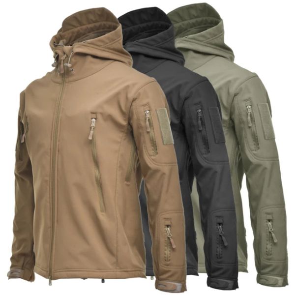 men's jackets plus size men camouflage jacket shark soft shell military tactical jackets winter waterproof fleece windbreaker us army c, Black;brown
men's jackets plus size men camouflage jacket shark soft shell military tactical jackets winter waterproof fleece windbreaker us army c, Black;brown