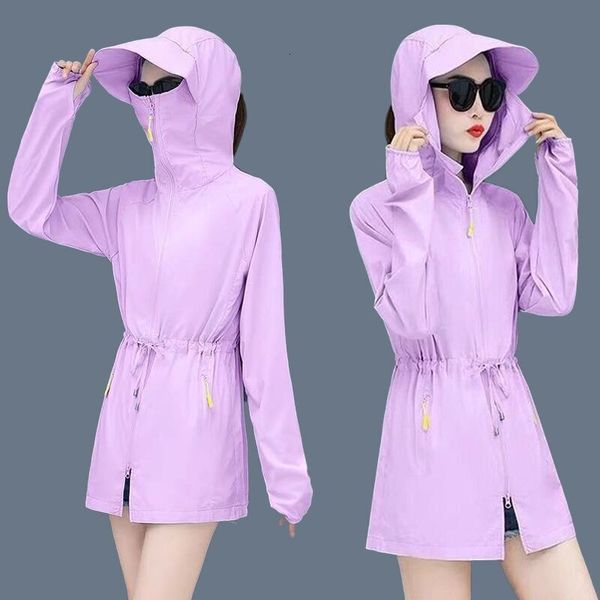 women's jackets uv sun protection clothes women hooded loose long sunscreen shirt long sleeve ice silk summer breathable jacket 702 230, Black;brown
women's jackets uv sun protection clothes women hooded loose long sunscreen shirt long sleeve ice silk summer breathable jacket 702 230, Black;brown